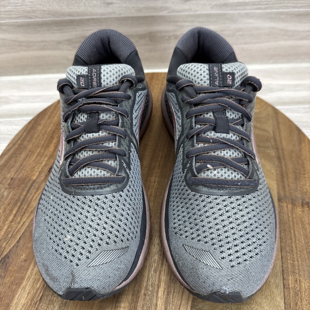 Brooks Adrenaline 20 Women's 9B GTS XX Gray/RoseAthletic Running Shoes Sneakers - Picture 2 of 9